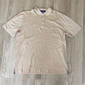 Ralph Lauren Purple Label Tan Polo Shirt